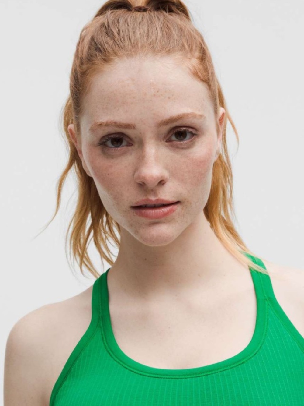 lululemon athletica Ribbed Racerback Tank in Raceway Green - Picture 2 of 8